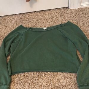 Aerie Forest Green Women's Sweatshirt